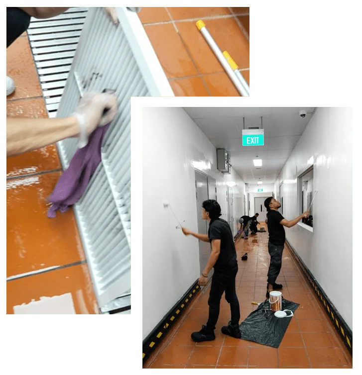 Commercial kitchen exhaust hood and duct cleaning service in Singapore